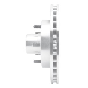 Chevrolet Blazer Brake Rotor (1) - Front Right - R1 Concepts - Drilled & Slotted - Silver - `91-`03